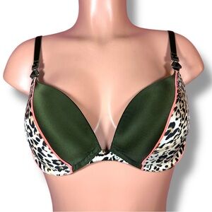 Victoria’s Secret Very Sexy Push-Up Bra Leopard Print 36C